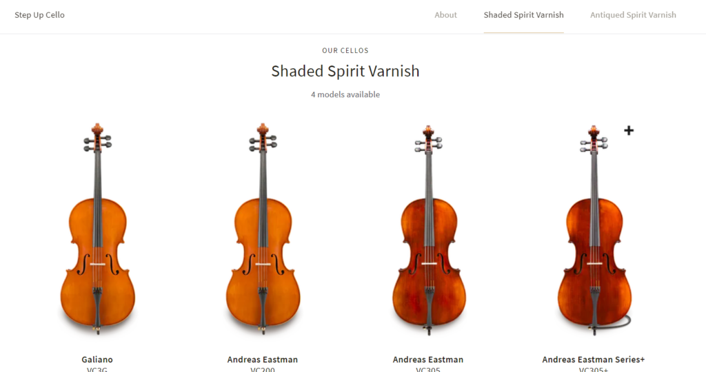 online shopping cellos