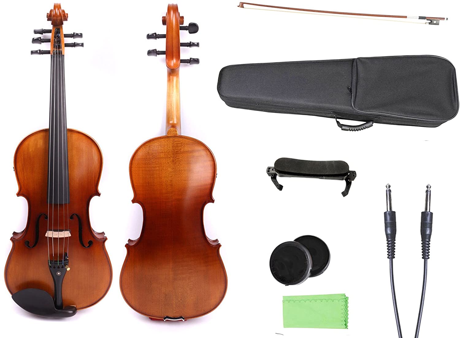 Yinfente 4/4 violin 5 string Electric violin full size